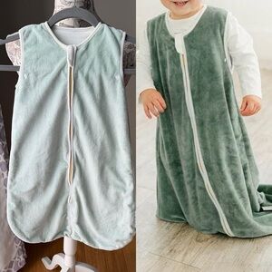 Little Couture Minky Couture Mint Green Baby Sleep Sack Wearable Blanket